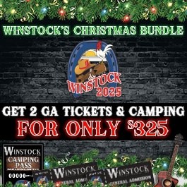 Campground G Row K1 Site 8186A AND 2 GENERAL ADMISSION TICKETS